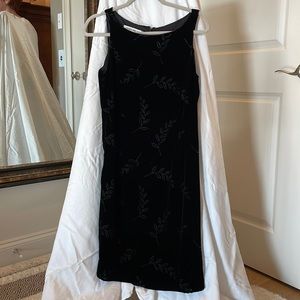 velvet shift dress